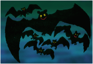 ルペシペ沢の蝙蝠